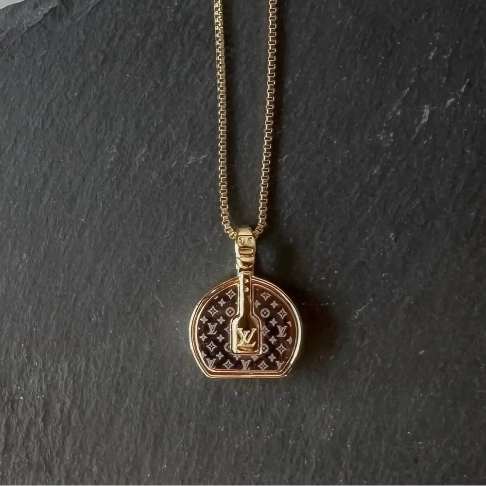 Ahava Jewels BAG CHARM NECKLACE 16”